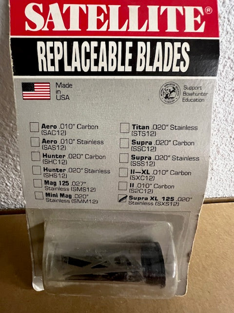 Satellite Repl Blades for Supra XL .020 SS blades