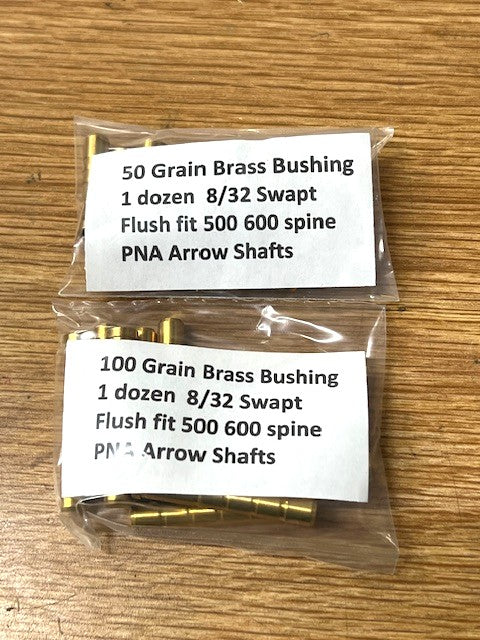 Brass Insert for 0.244 - 0.246 Carbon Arrow Shafts