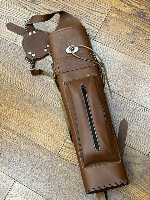 Leather Back Quiver Traditional with style