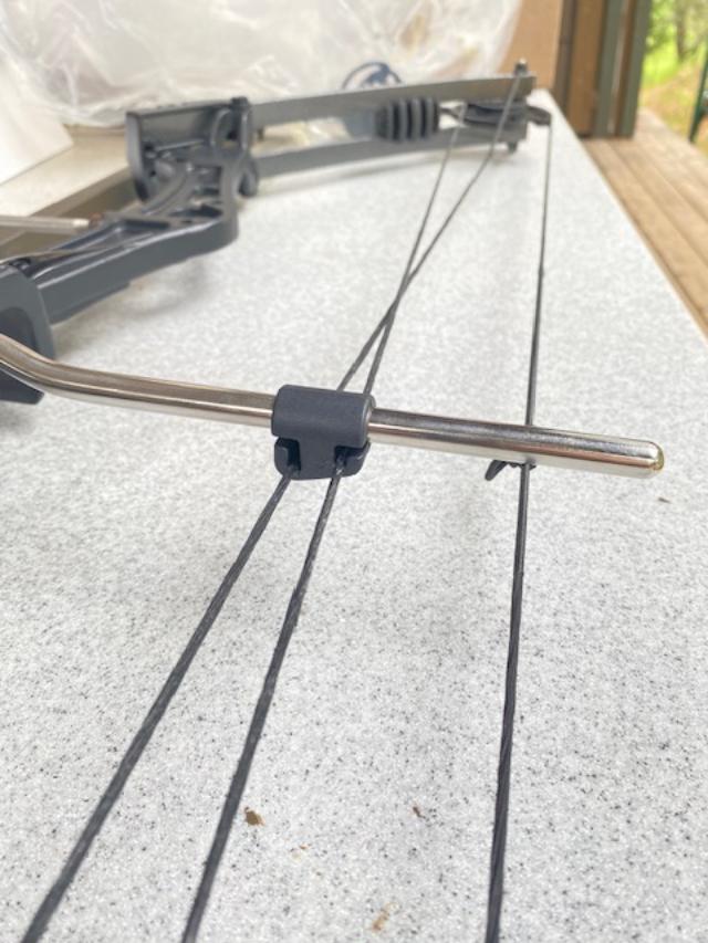 Plastic Cable slide Black