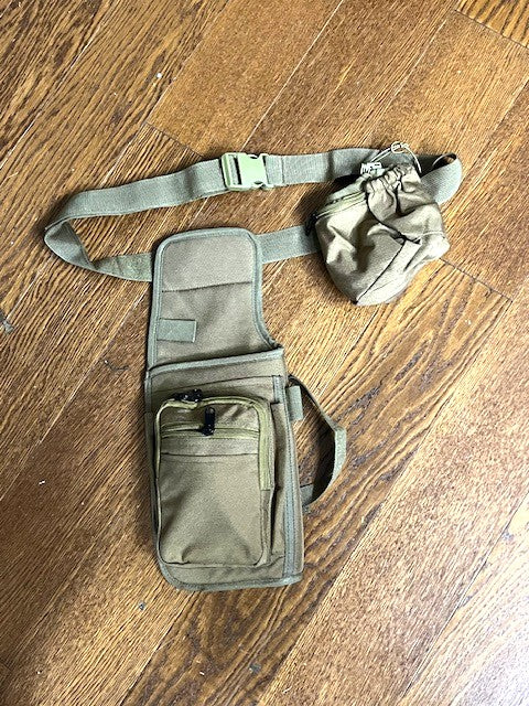 Side Quiver with Belt and release pouch RH
