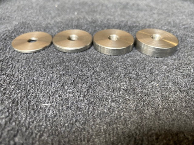 TUNGSTEN 5/16 x 24 THREADED 1 1/4 " diameter