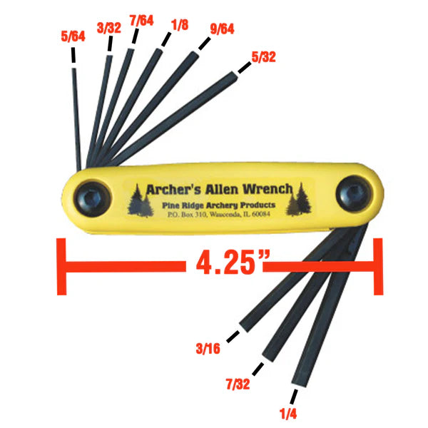 Archers Allen Wrench sets from Pine Ridge