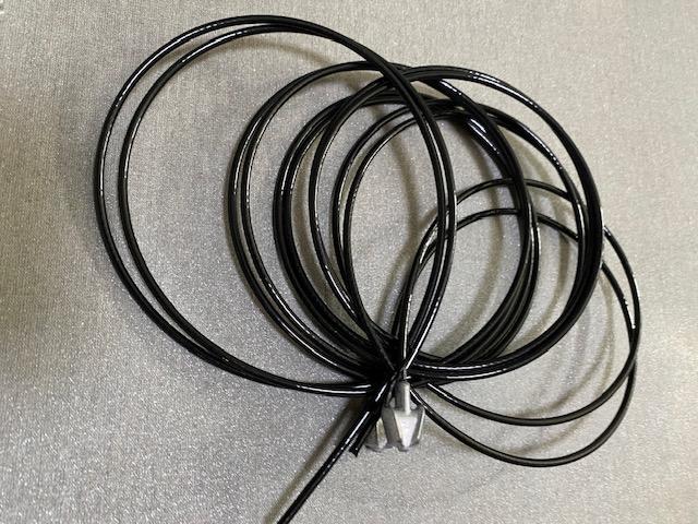 Double Teardrop Metal Cables 2 each 79 inches long