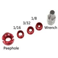 37 degree PEEP SIGHT Aluminum with 3 different Apertures