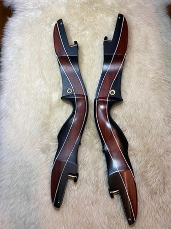 Pat’s ILF Custom Wood Riser 19 and 21 inch with Quiver, stabilizer, ar ...